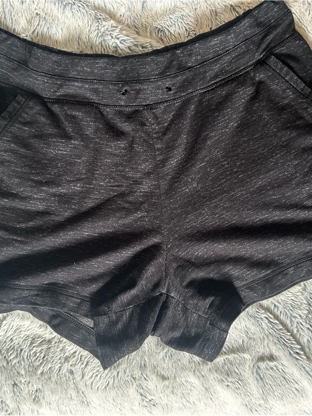 Large Black Athletic Shorts
